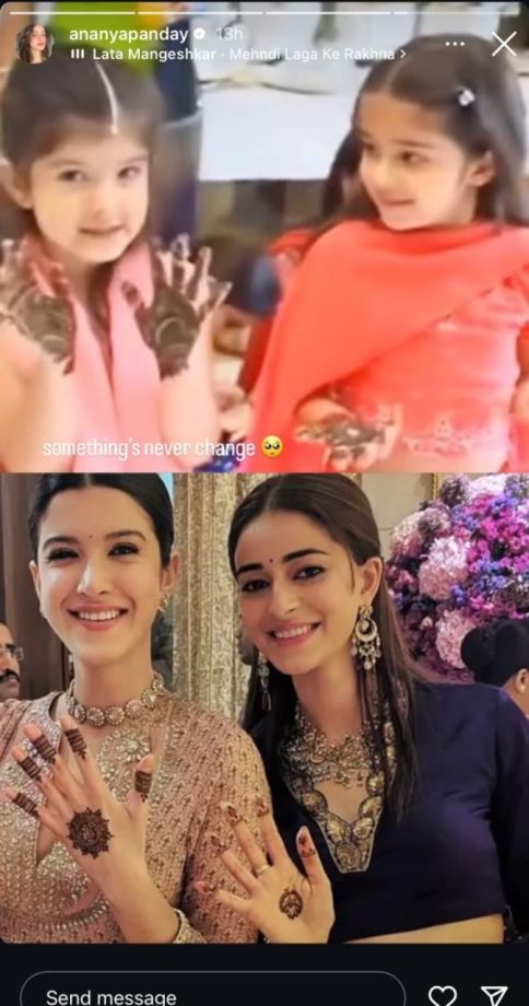 Shanaya Kapoor and Ananya Panday’s Simple Mehendi Designs To Try This Raksha Bandhan 910562