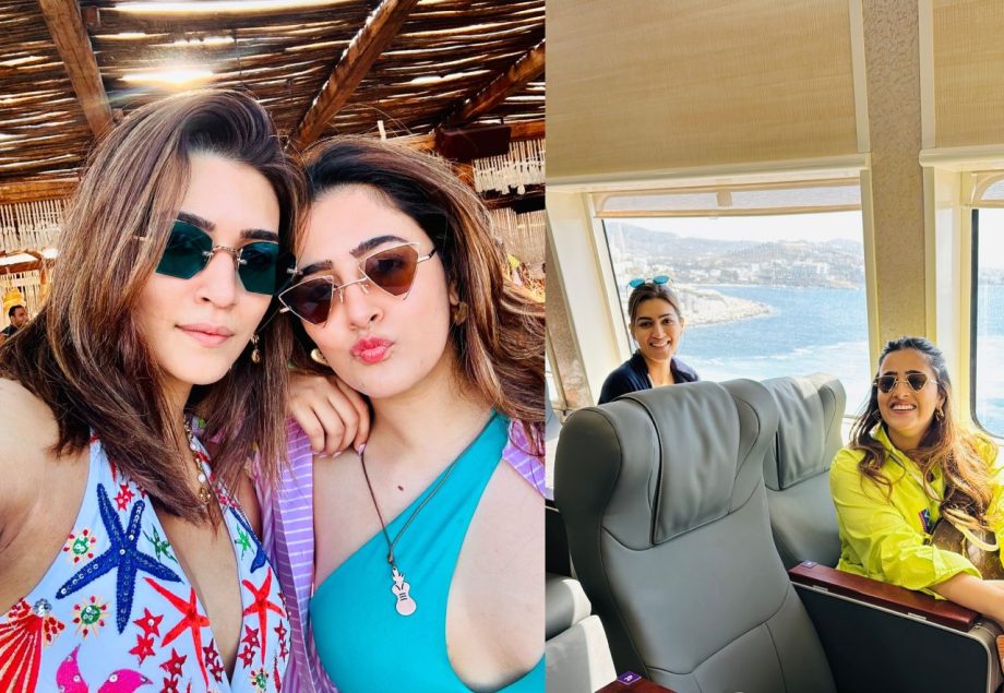 Sister Goals: Kriti And Nupur Sanon Prove Twinning Is Winning With Their Beach Style 911357