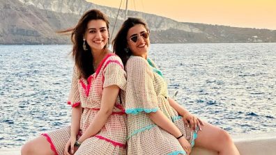 Sister Goals: Kriti And Nupur Sanon Prove Twinning Is Winning With Their Beach Style