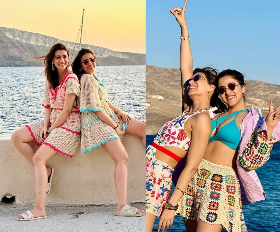 Sister Goals: Kriti And Nupur Sanon Prove Twinning Is Winning With Their Beach Style 911355