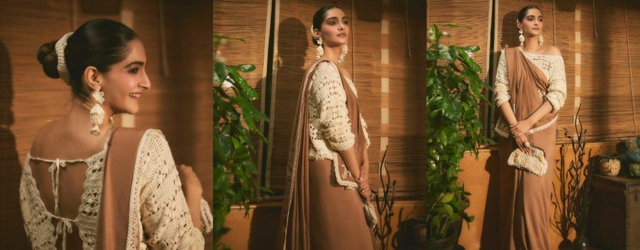 Sonam Kapoor's Saree-Crochet Look Steals the Show at Masaba's Baby Shower 915327