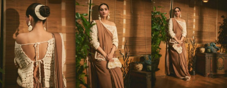 Sonam Kapoor's Saree-Crochet Look Steals the Show at Masaba's Baby Shower 915328