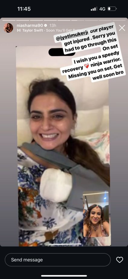 Suhagan Chudail Actor Jyoti Mukherji Gets Injured On Set; Nia Sharma Calls Her 'Ninja Warrior' 912514