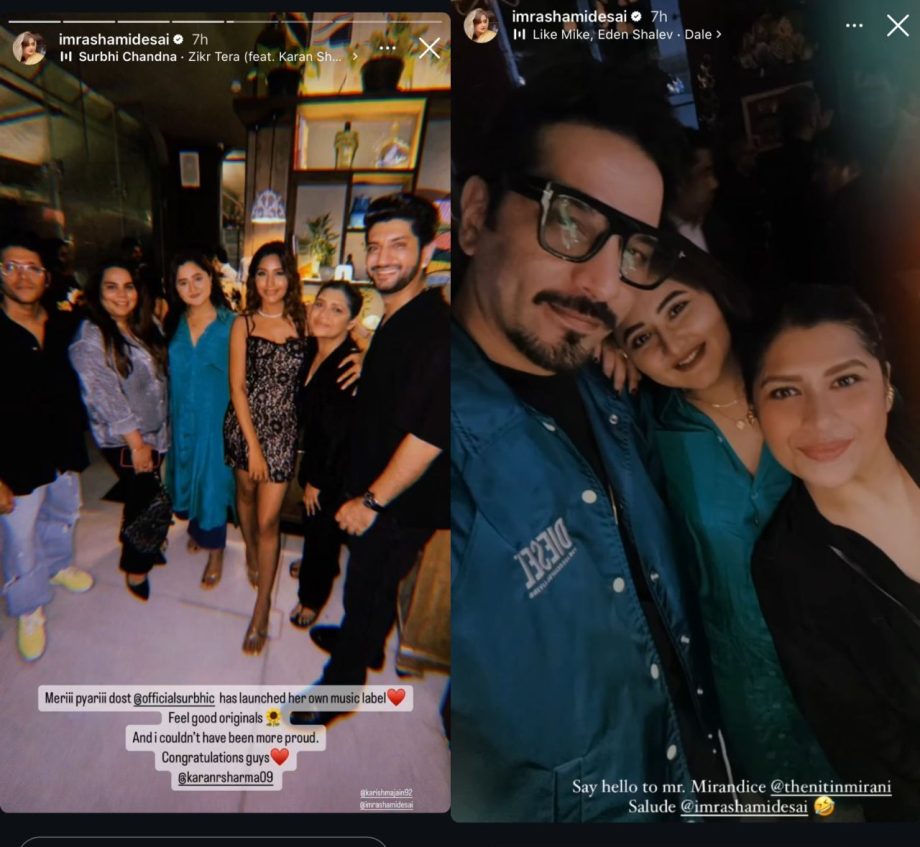 Surbhi Chandna Launches Her Own Music Label; Friends And Well-Wishers Grace The Event 912323