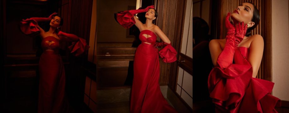 Tara Sutaria, Pooja Hegde And Divya Khossla’s Red Evening Gown To Rock The Wedding Party 910902