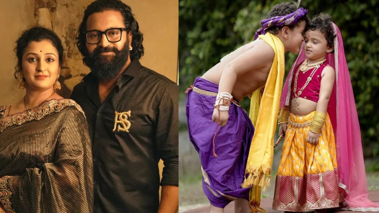 The Family Man Rishab Shetty celebrates Janmashtami with wife and kids! Shares adorable pictures! 915360