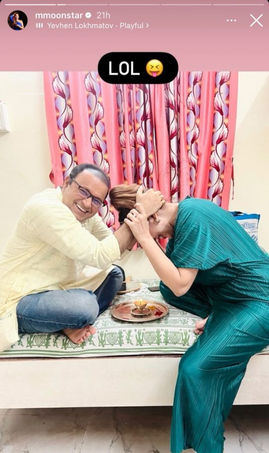'TMKOC' Co-Stars Munmun Dutta and Mandar Chandwadkar Celebrate Rakhi, Showcase Heartwarming On-Screen Brother-Sister Bond 914255