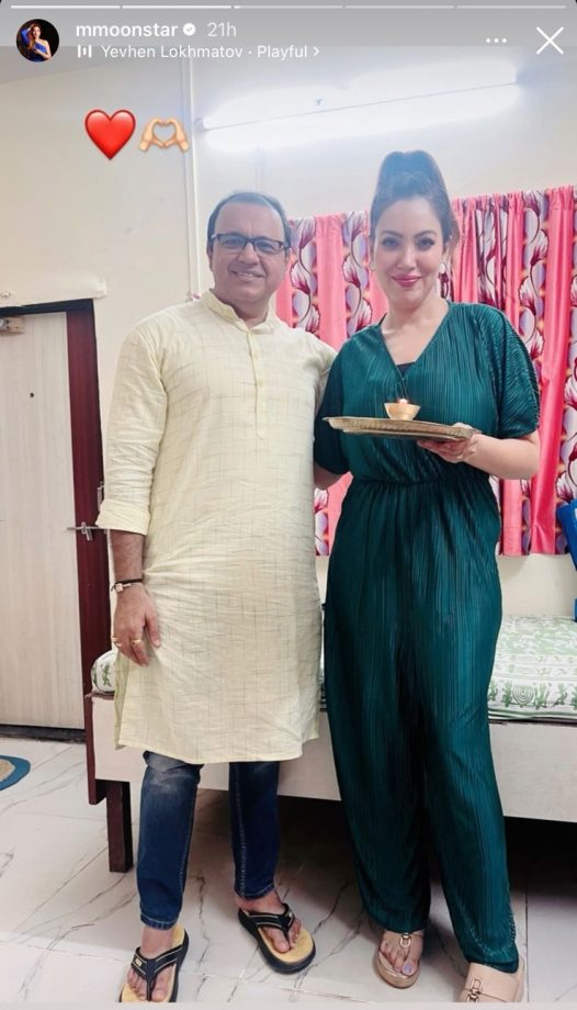 'TMKOC' Co-Stars Munmun Dutta and Mandar Chandwadkar Celebrate Rakhi, Showcase Heartwarming On-Screen Brother-Sister Bond 914256