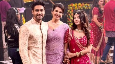 Watch Abhira and Armaan Spread The Magic Of Love On The Stage Of Yeh Teej Badi Hai Mast Mast As They Paint It Red! Samridhii Shukla, aka Abhira, shares her excitement!