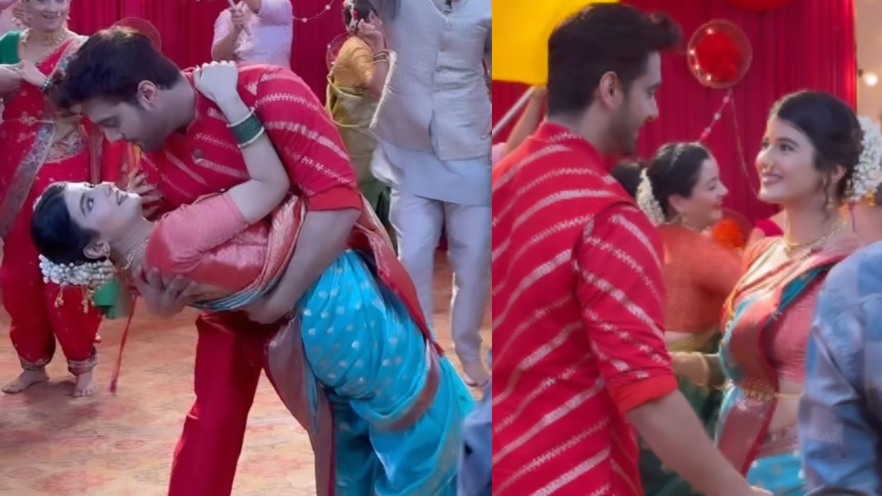 Yeh Rishta Actors Rohit Purohit And Samridhii Shukla’s Romantic Dance On Marathi Song At Manglagauri Pooja