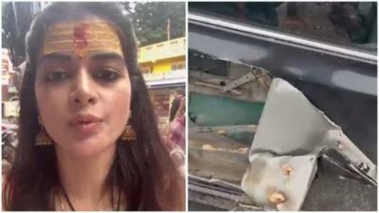 Actress Madhumita Sarcar Survives Terrifying Car Accident While Visiting Bhutnath Temple 918131