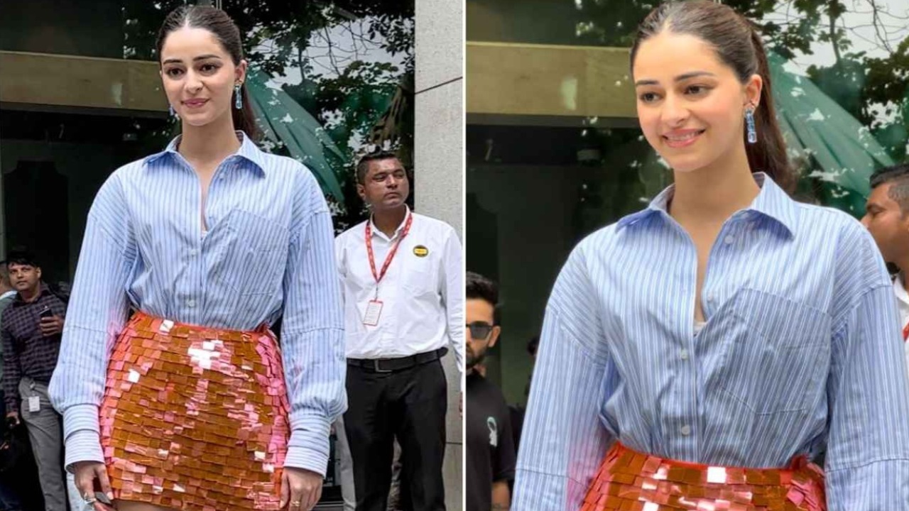 Ananya Pandey Loves to Flaunt: Check Out Her Candid Pictures in Short Skirt 918081