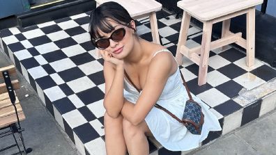 Avneet Kaur Breaks The Internet With Her Cute Summer Look In White Mini Dress With Bangs Hairdo