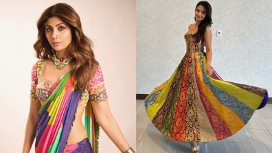 Colorful Vibes: Shilpa Shetty and Anushka Sen Rock Vibrant Outfits