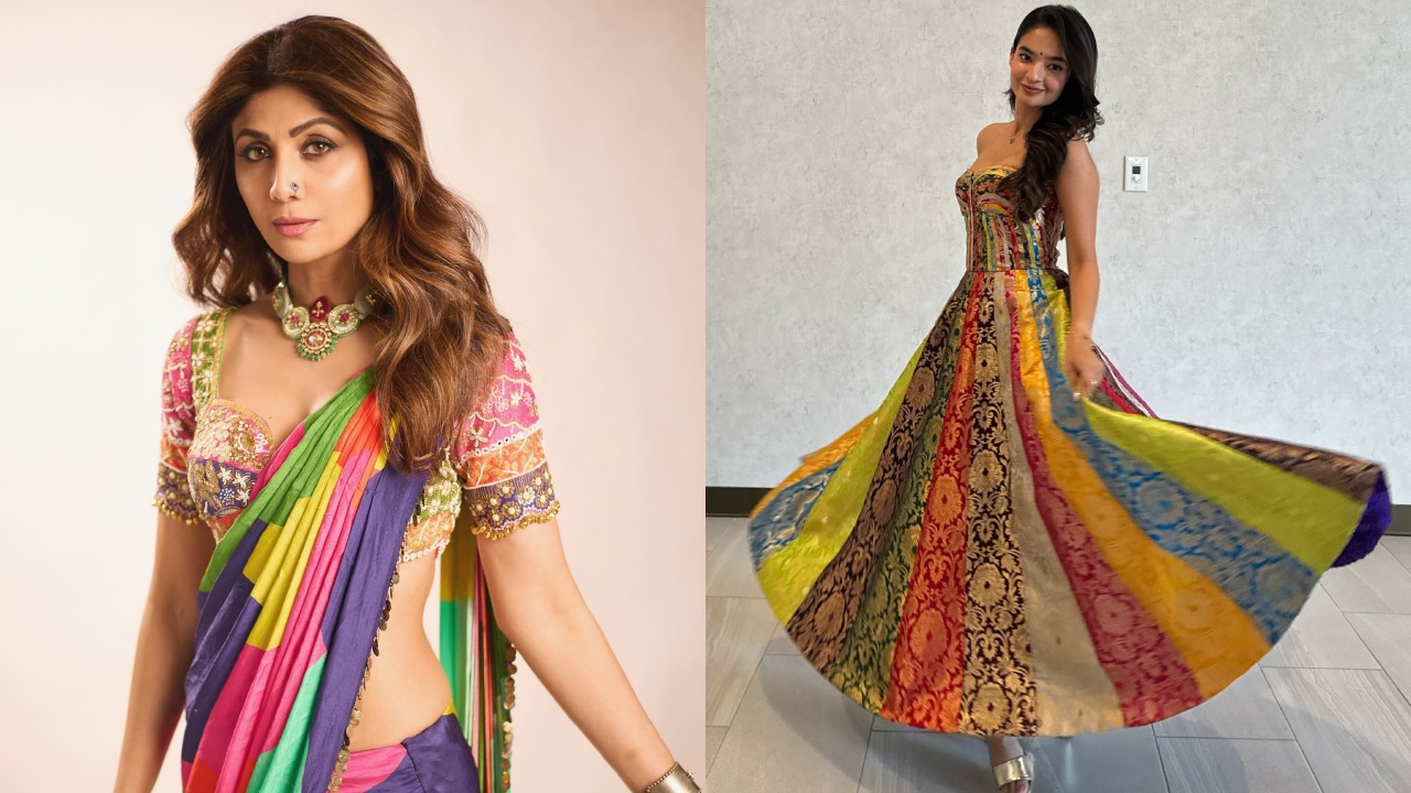 Colorful Vibes: Shilpa Shetty and Anushka Sen Rock Vibrant Outfits 919665