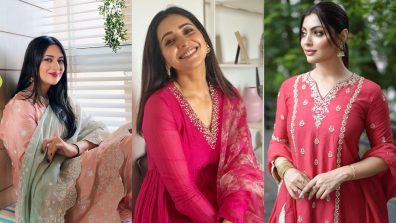 Elevate Your Ganesha Visarjan Look In Salwar Suits Like Divyanka Tripathi, Asha Negi & Akanksha Puri
