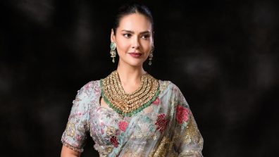 Esha Gupta Stuns in Floral Lehenga: Bridesmaid Goals for the Wedding Season