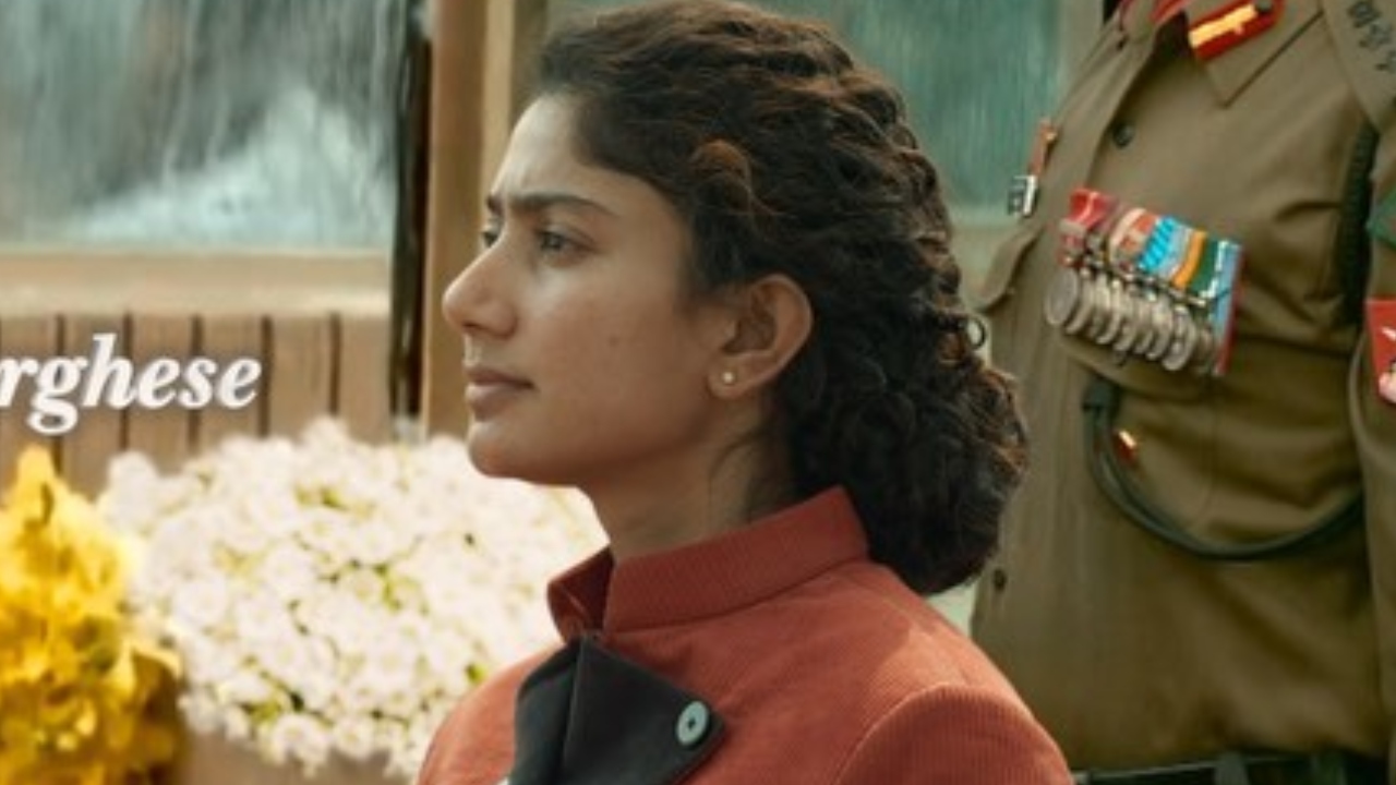 First Look: Sai Pallavi as Bereaved Wife in sivakarthikeyan's 'Amaran' 919759