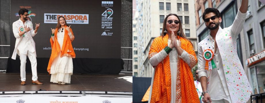 India Day Parade: Sonakshi Sinha and Zaheer Iqbal Celebrate Unity in Diversity 916902
