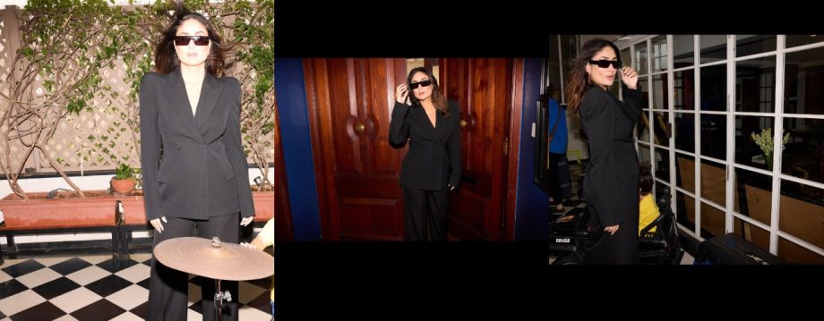 Kareena Kapoor Khan's Boss Mom Vibes in Black Pantsuit Steal Son Jeh's Heart: A Love-Filled Moment Caught on Camera 916673