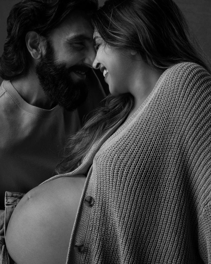 Melting our hearts! Power Couple Ranveer Singh and Deepika Padukone Share Heartwarming Pregnancy Shoot Pictures & we are in awe! 916358