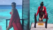 Mouni Roy Paints Maldives Red with Stunning Birthday Swimwear