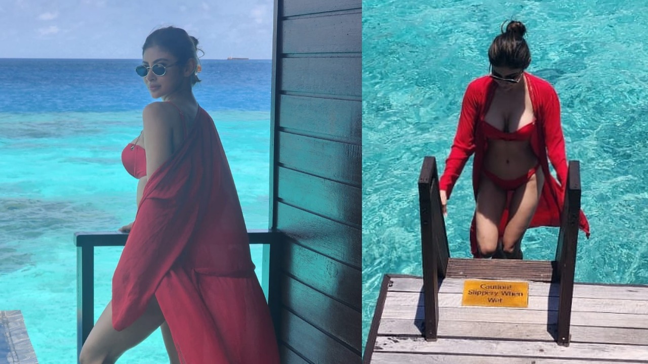 Mouni Roy Paints Maldives Red with Stunning Birthday Swimwear 919787