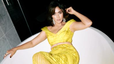 Mrunal Thakur Steals the Show in a Stunning Yellow Gown, Exudes Contemporary Elegance