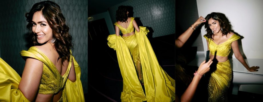 Mrunal Thakur Steals the Show in a Stunning Yellow Gown, Exudes Contemporary Elegance 919949