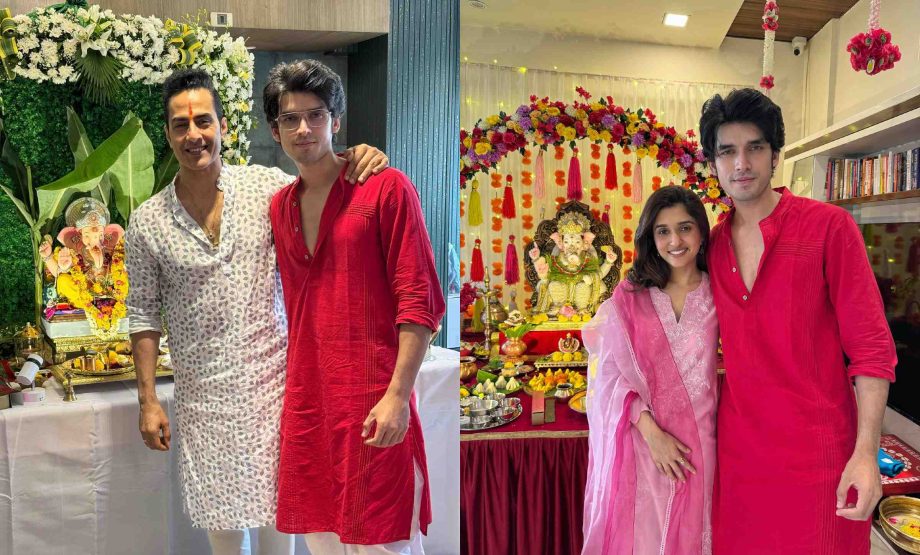 Paras Kalnawat Celebrates Ganesh Chaturthi With Sudhanshu Pandey And Nidhi Shah; Fans Worried About His Extreme Weight Loss 917041