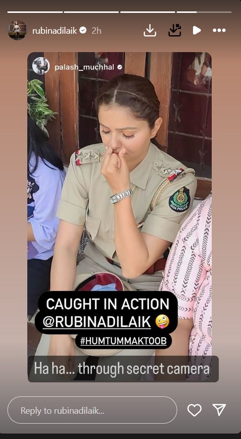 Rubina Dilaik Looks Dashing In Her Cop Avatar In Film Hum Tum Maktoob; Check Here For Details 917026