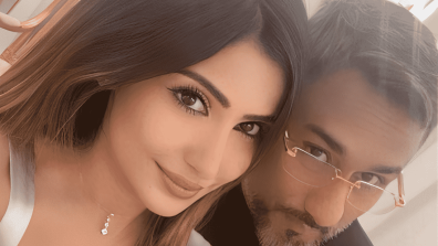 Sana Sultan Khan poses with Yo Yo Honey Singh; a collab on the cards?