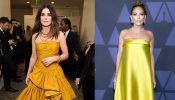 Jennifer Lopez Or Sandra Bullock: Who Styled The Yellow Strapless Dress Better? 916709