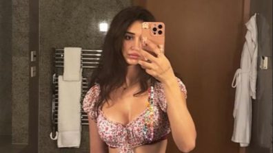 Summer Vibes: Disha Patani Rocks Floral Cut-Out Romper with Style