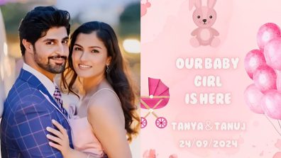 Tanuj Virwani and wife, Tanya Jacob welcome their first child, a baby girl
