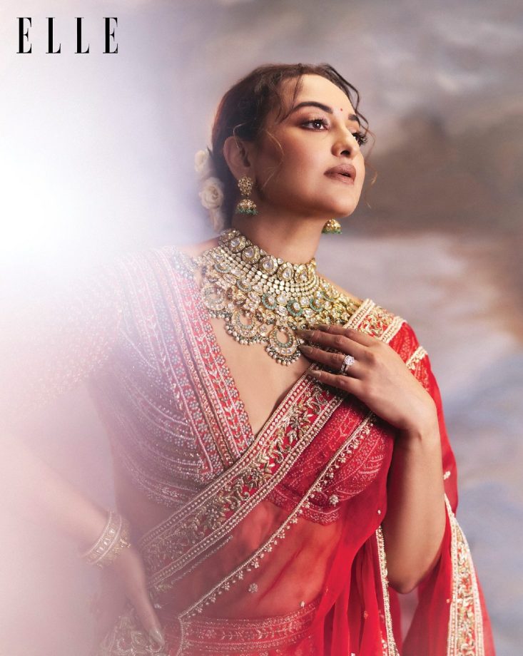The Royal Bride: Sonakshi Sinha's Elle Wedding Book Cover Story 919834