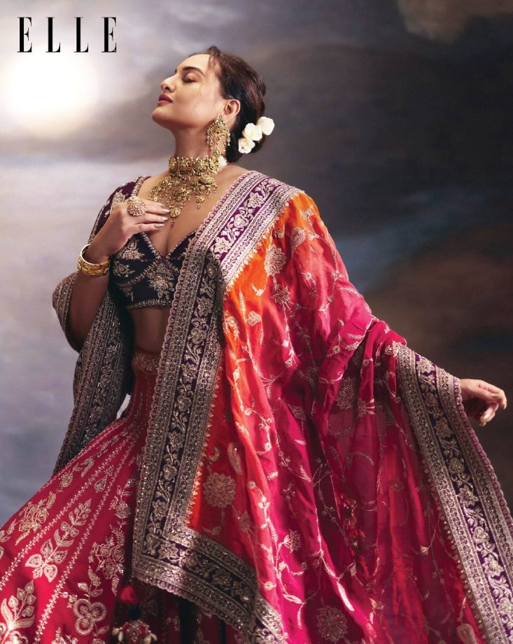 The Royal Bride: Sonakshi Sinha's Elle Wedding Book Cover Story 919836