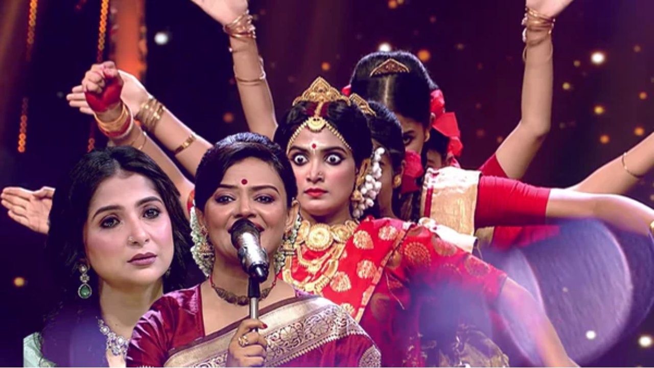 Zee Bangla's Saregamapa Celebrates Women's Power: Munmun's Soul-Stirring Performance Brings Tears to Kaushiki's Eyes 916625