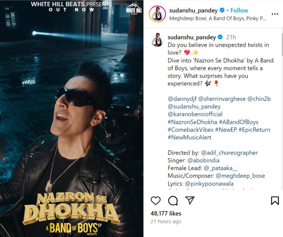 After 'Anupamaa' exit, Sudhanshu Pandey presents new song with 'Band of Boys' 921957