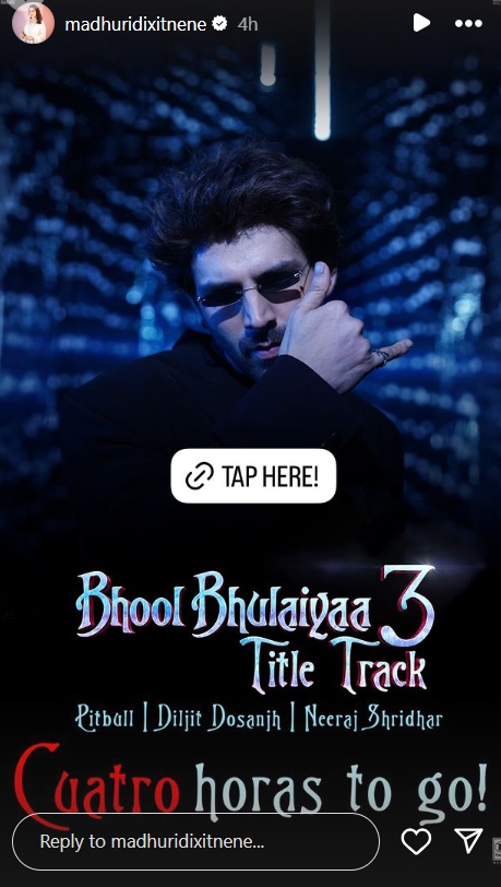 Ahead of the Kartik Aaryan's Bhool Bhulaiyaa 3 title track release, Vidya Balan and Madhuri Dixit commences the countdown! 921974
