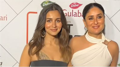 Alia Bhatt & Kareena Kapoor get together & strike a stylish pose as a treat for the fans