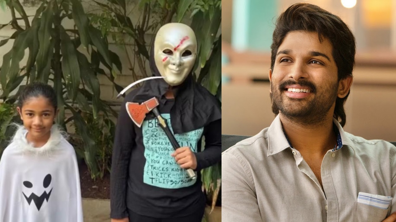 Allu Arjun's Kids' Adorable Halloween Look Has a 'Pushpa' Twist, Leaving Fans Delighted 923947