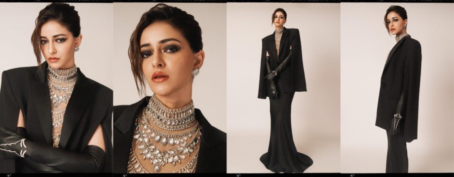 Ananya Panday Stuns in Dramatic Black Gown, Channels Bold Energy on Red Carpet 920850