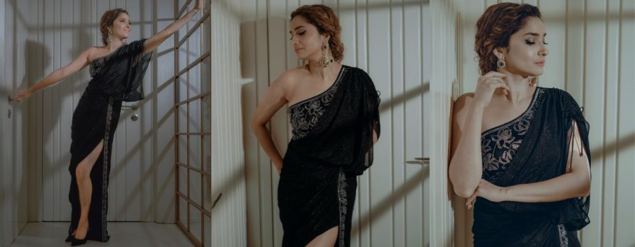 Ankita Lokhande and Vicky Jain Set Couple Goals in Twinning Black Outfits 923837
