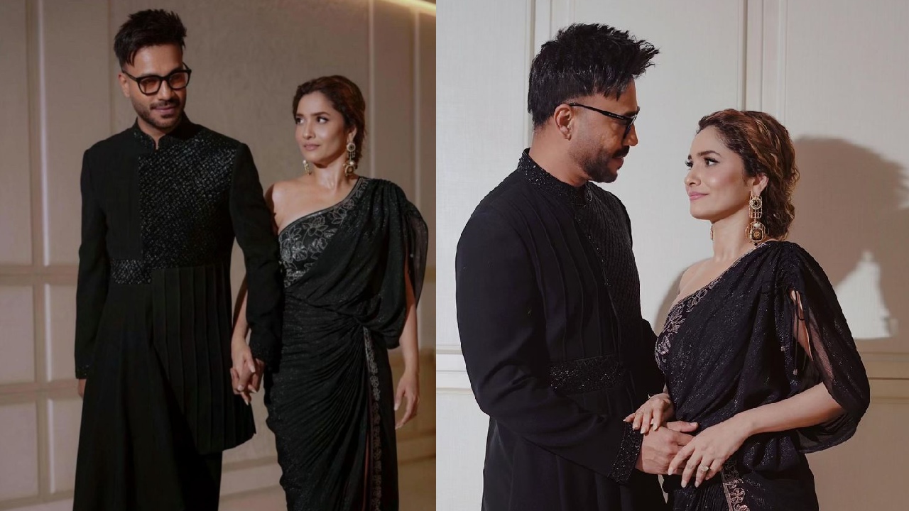 Ankita Lokhande and Vicky Jain Set Couple Goals in Twinning Black Outfits 923841