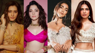 Raashii Khanna, Tamannaah Bhatia, Pooja Hegde, and Malavika Mohanan Dazzle in Their Diwali Avatars