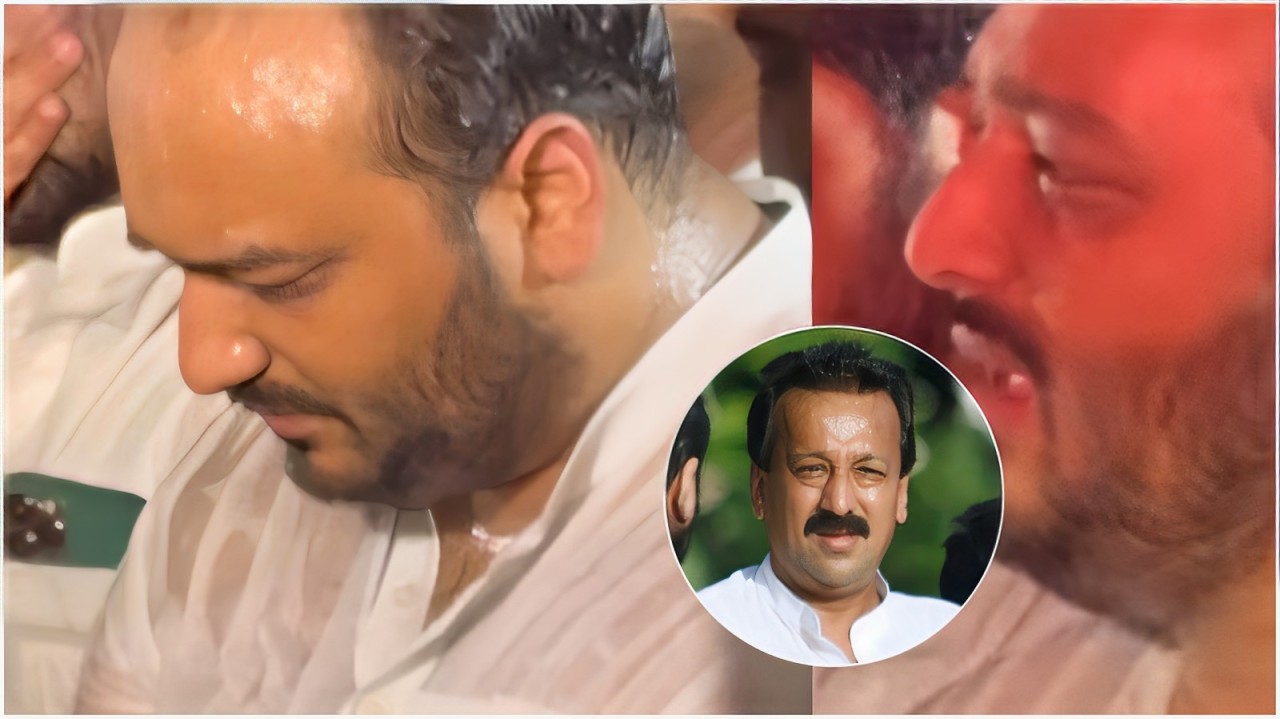 Baba Siddiqui's Last Rites: Son Zeeshan breaks down; gets state honor 921612