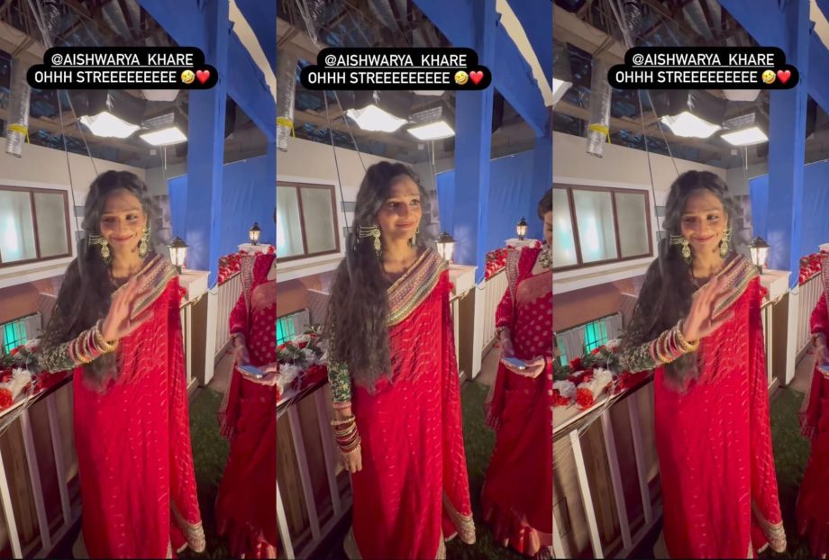 Bhagya Lakshmi: Rohit Suchanti's Reaction Is No-Miss As He Sees On-screen Wife Aishwarya Khare In Red Saree 923803