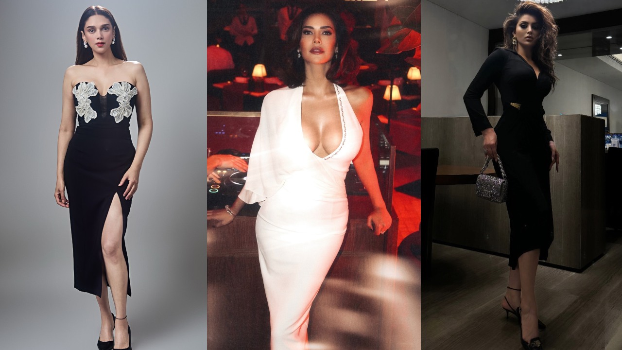 Bollywood Divas Break Tradition: Aditi Rao Hydari, Esha Gupta, and Urvashi Rautela Sizzle in Western Diwali Avatars