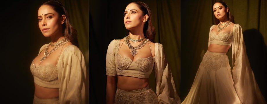 Bollywood Divas Nushrratt Bharuccha and Sharvari Wagh Dazzle in Stunning Lehengas at Festive Night 923613